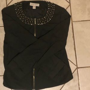 Michael Kor’s zip up blazer jacket